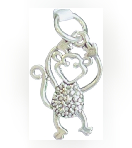 Pandantiv din Argint 925 Jolie Silver, Model Maimuta, 25 x 14 mm, 1.4 g