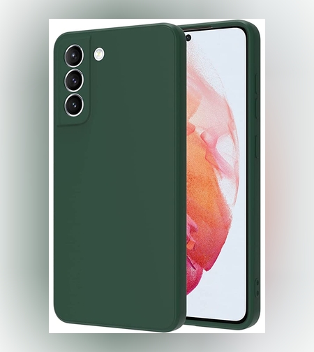 Husa protectie Flippy pentru Samsung S21 FE Liquid Silicone Verde