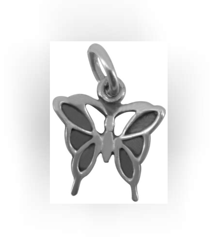 Pandantiv din Argint 925 Jolie Silver, Model Fluture, 17 x 17 mm, 0.9 g