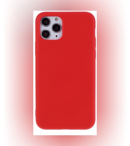 Husa protectie Flippy compatibila cu Apple iPhone 11 Liquid Silicone Case Rosu