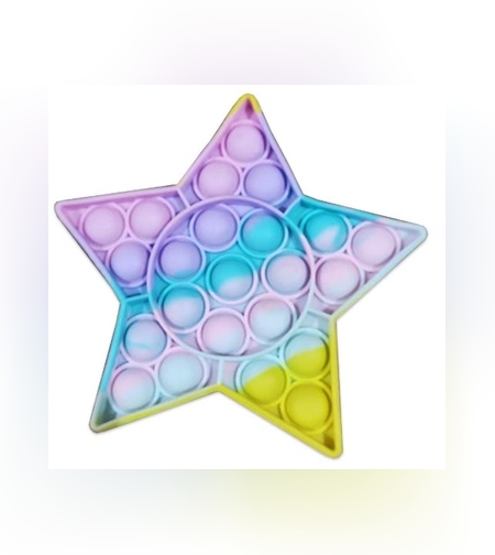 Jucarie Antistres, Flippy, Tip Pop It Now and Flip It, Steluta, din Silicon, Multicolor