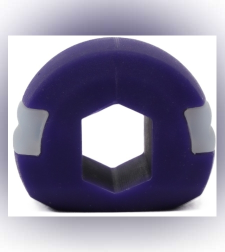 Dispozitiv de Tonifiere Faciala, Flippy, din Silicon, Corectare Mandibula/Maxilar, Mov