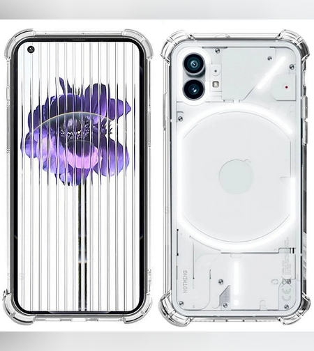 Husa de Protectie, Flippy, Compatibila cu Nothing Phone 2, TPU Antisoc, Protectie Colturi, 1.5 mm Transparent