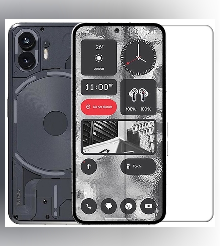 Folie Sticla Securizata pentru Nothing Phone 2, Flippy, Sticla de protectie Compatibila cu Nothing Phone 2, 2.5D, HD, Transparenta