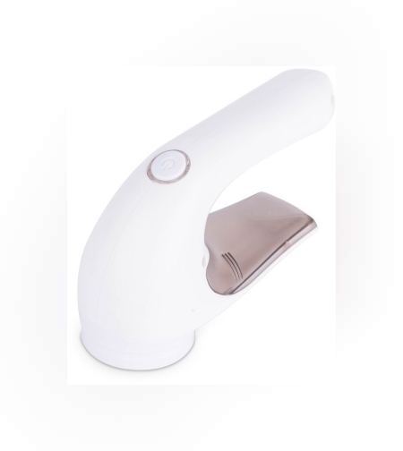 Aparat Pentru Curatat Scame, Par Si Praf, Flippy, Trimmer pentru Diferite Tipuri De Material, Cu Lame Din Otel Inoxidabil, Maner Ergonomic, Incarcare Prin USB, 15x6x9 cm, Alb
