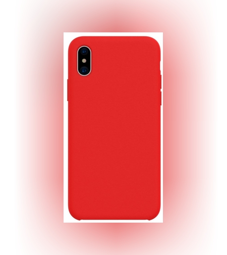 Husa protectie compatibila cu Apple iPhone X/XS Liquid Silicone Case Rosu