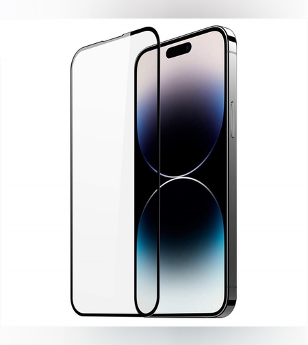 Folie de protectie Ceramica Flippy®, Transparenta HD, 9H, pentru Apple iPhone 15 margini negre