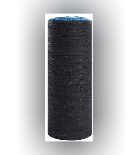 Plasa de umbrire neagra, latime 2 m, lungime 20 m, Flippy, protectie UV, Grad de umbrire 50-55%