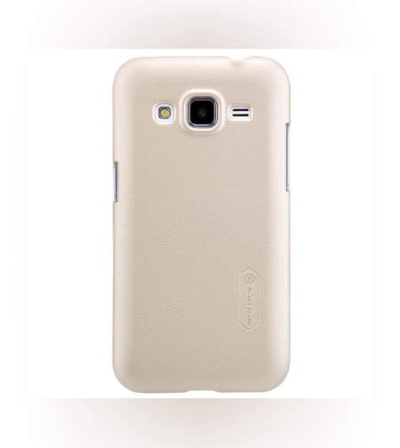 Husa Samsung Galaxy Core Prime Nillkin Frosted Shield Auriu + Folie de protectie