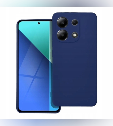 Husa de Protectie, Flippy, pentru Xiaomi Redmi Note 13 Pro 5G, Liquid Silicone, cu Microfibra pe Interior, Protectie Antisoc, Compatibil Incarcare Wireless, Albastru