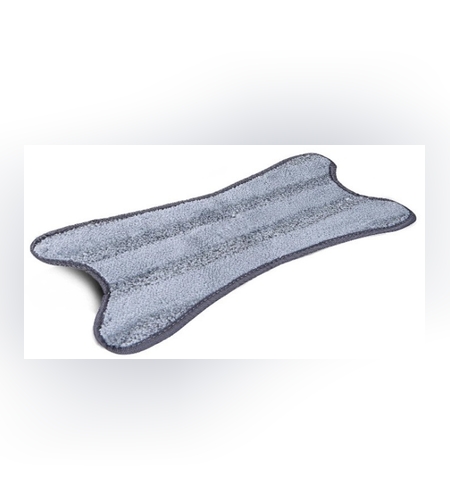 Rezerva Mop Plat, Flippy, din Fibre Superfine, Lavabila, 15 x 38 cm, Argintiu