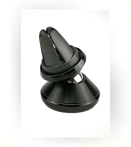 Suport auto Flippy magnetic cu rotire 360 grade V1 pentru telefon, Negru