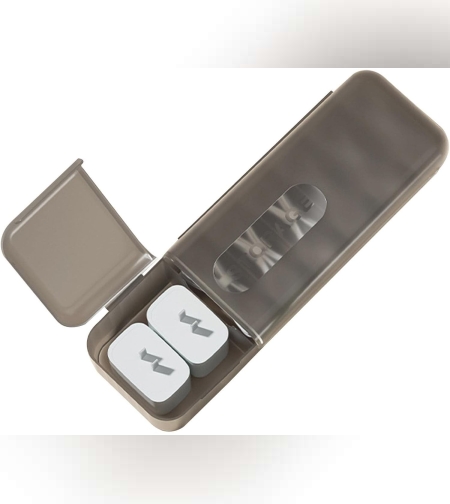 Cutie Organizatoare pentru Cabluri, Flippy, din Plastic, 28 x 9 x 6 cm, Gri