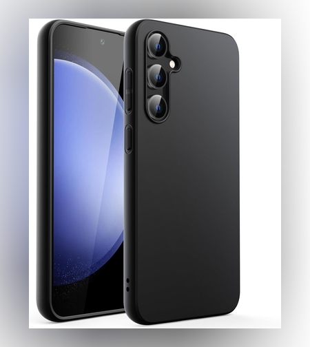 Husa de Protectie Matte TPU, Flippy, pentru Samsung Galaxy S23 FE 5G, Protectie Camera, Antisoc, Antizgariere, Antialunecare, Acoperire Completa, Negru