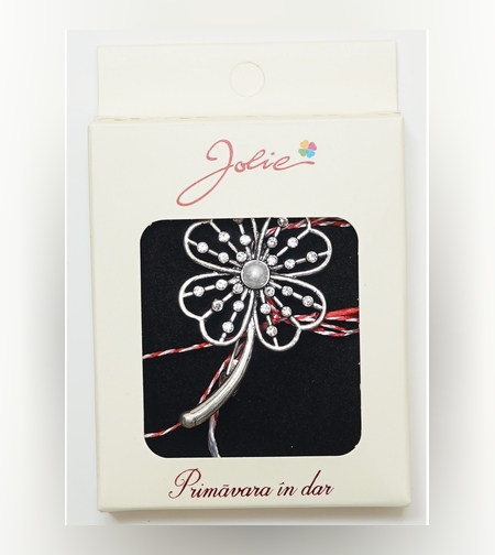 Martisor Brosa Medie, Multicolora, Dimensiune Brosa Aprox 5 cm, Material Metal, Model 17