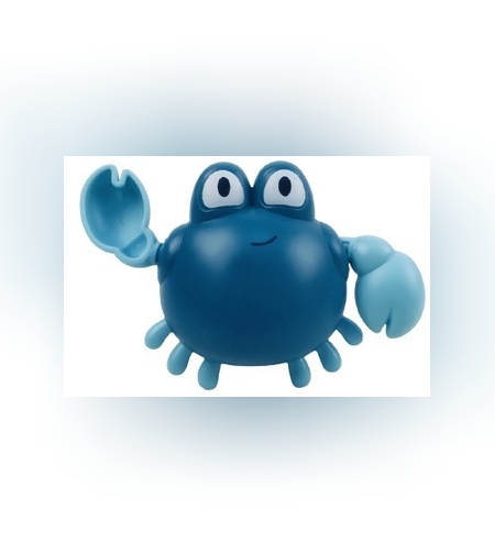 Jucarie de baie pentru copii, Flippy, crab albastru