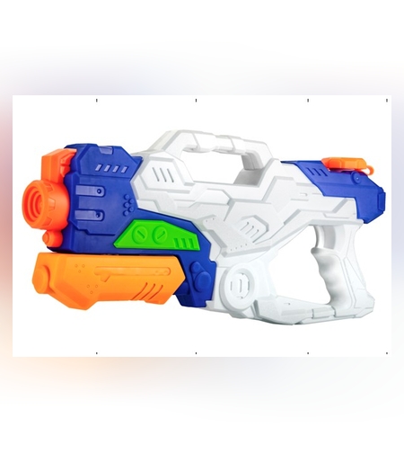 Pistol cu Apa pentru Copii, Rezervor, Pentru Piscina/Plaja, Flippy, 6ani+,  3 duze, Multicolor, 1000ML