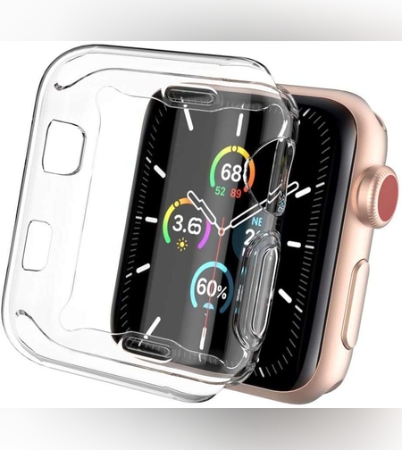 Husa Apple Watch Series 4/5 44 mm Full Tpu 360 Transparent