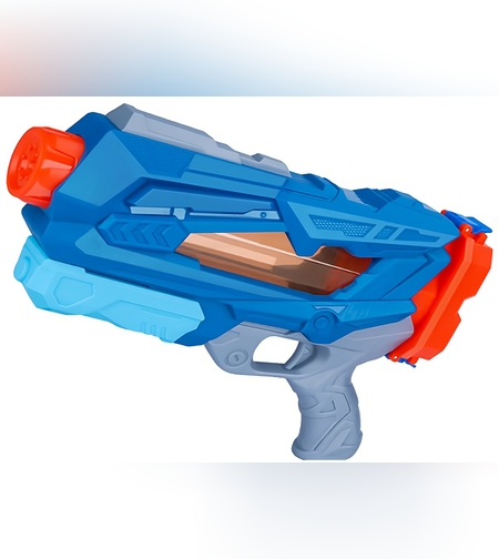 Pistol cu Apa pentru Copii, Rezervor, Pentru Piscina/Plaja, Flippy, 6ani+,  Quick Fill, Albastru, 600ML