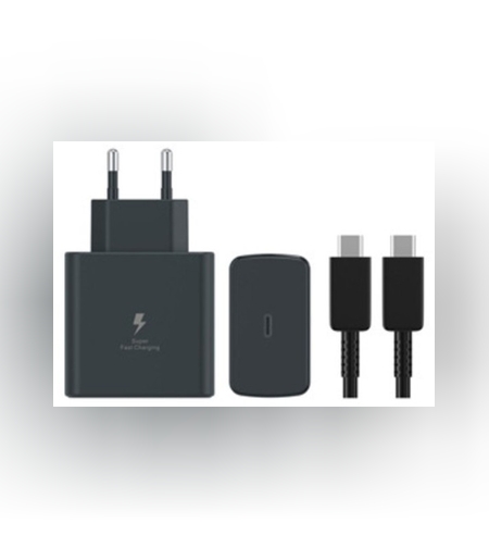 Incarcator Super Fast Charge, Flippy, Adaptor Fast Charge 45W, 5A, PD 3.0, Cablu 1m, Incarcator Fast Charge USB Type-C, Negru