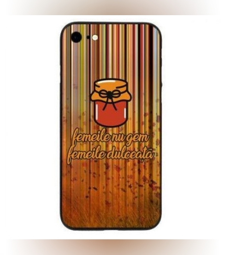 Husa Apple iPhone 8 Multicolor Mesaj Gem