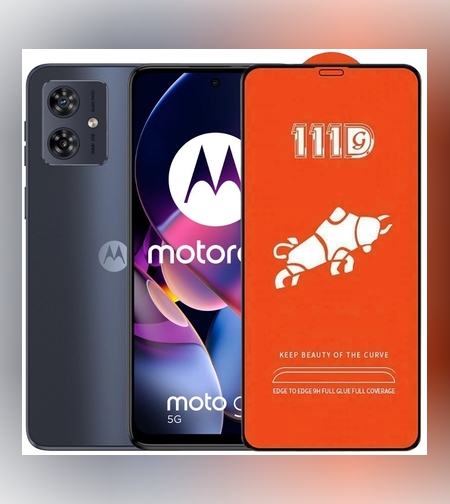 Folie Sticla Securizata pentru Motorola Moto G54 5G, Flippy, Sticla de Protectie Compatibila cu Motorola Moto G54 5G, Full Cover 111D, HD, Margini Negre, Transparenta