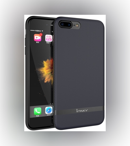 Husa Apple iPhone 7 Ipaky Rubber Coating Negru