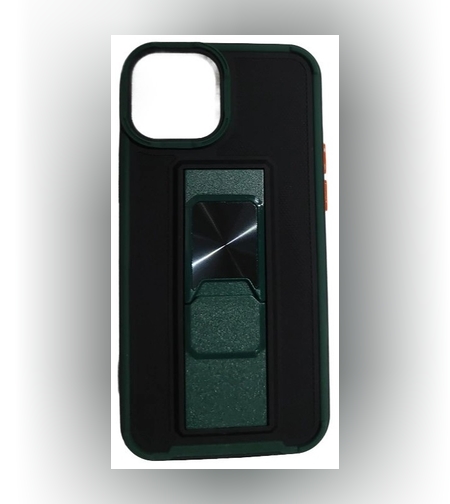 Husa de protectie Flippy pentru Apple iPhone 13 Mini Defender Sergeant Brave cu suport, Verde Inchis