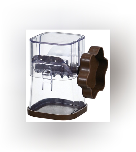 Dispozitiv de Zdrobit, Flippy, pentru Alune, Nuci, Ciocolata, Manual, din ABS, 10 x 7.2 cm, Maro