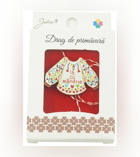 Brosa Mica in Cutie Jolie model Ie cu Mandrie