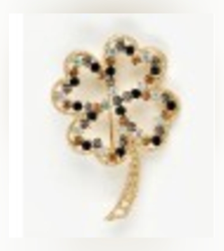 Martisor Brosa Placata cu Aur 24K, Dimensiune Brosa Aprox 2- 3 cm, Model 30