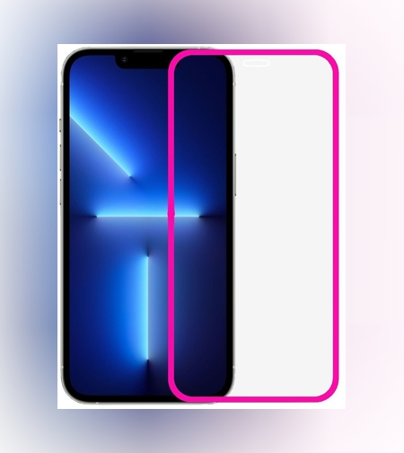 Folie de Sticla Securizata pentru Apple iPhone 15 Pro Max, Flippy, Luminous, Margine Fosforescenta Neon din Silicon, Mat, Anti-Amprenta, Protectie Completa, 9H, Roz