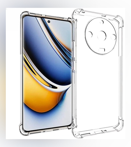 Husa de Protectie, Flippy, Compatibila cu Realme 11 Pro+ Plus 5G, TPU Antisoc, Protectie Colturi, 1.5 mm Transparent