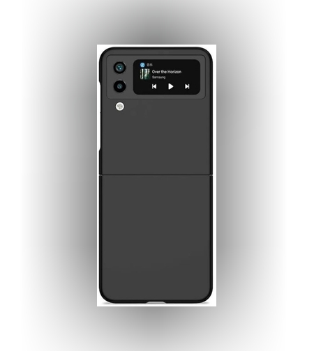 Husa de Protectie, Flippy, Compatibila cu Samsung Galaxy Z Flip5, Magsafe Pliabila, Incarcare Wireless, Negru