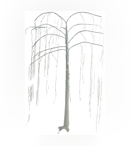 Pom decorativ cu leduri, Flippy, tip salcie, 400 Led, 2.1 M