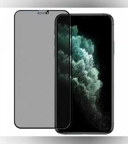 Folie de Sticla Securizata pentru Apple iPhone 15 Pro Max, Flippy, Privacy 30°, Vizibilitate HD, Protectie Completa 9D, Anti-Amprenta, Protectie Confidentialitate, Negru