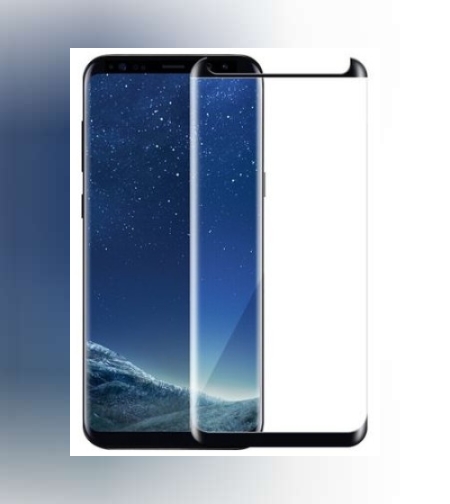 Folie Sticla Curbata Samsung Galaxy S8 Full Glue 4D/5D Negru