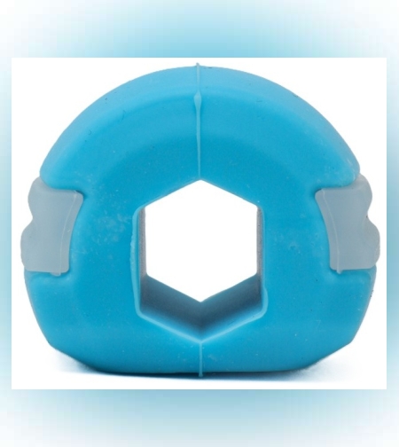 Dispozitiv de Tonifiere Faciala, Flippy, din Silicon, Corectare Mandibula/Maxilar, Albastru