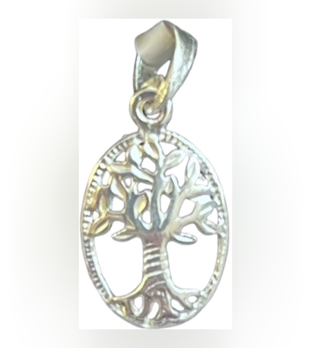 Pandantiv, Jolie Silver, Argint 925, Model Copacul Vietii Rodiat, 22 x 11 mm, 0.9 g