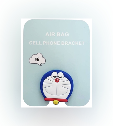 Suport pentru Telefon, Flippy, Stand cu Adeziv pentru Telefon, Model Animat 21, Blue Cat, Albastru