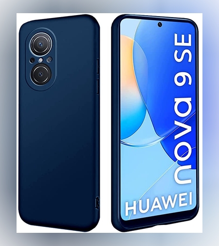 Husa Matte TPU pentru Huawei NOVA 9 SE, Flippy, Silicon Slim, Protectie Antisoc, Navy Blue