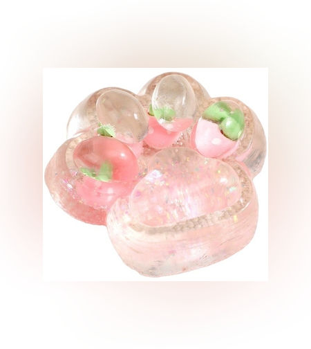 Jucarie Antistres Squishy, Flippy, cu Revenire Lenta, Labuta de Pisica Pufoasa, 7.5 cm, Ambalaj Transparent, Model 270522, Multicolor