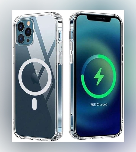 Husa protectie Flippy compatibila cu Apple iPhone 12 Pro Max Mag Safe Silicone Transparent