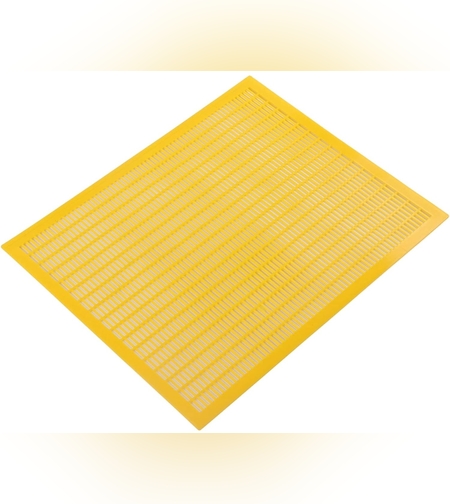 Gratie Apicultura, Flippy, Hanneman, din Plastic, Separare Matca, 51 x 42 x 0.3 cm, Galben