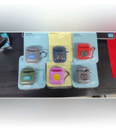 Husa AirPods cu inel, model mixt