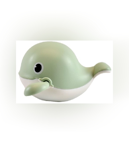 Jucarie pentru baie pentru copii, Flippy, balena verde