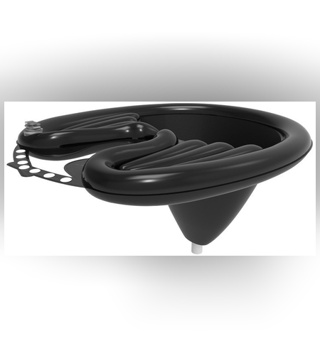 Set Gonflabil pentru Spalat pe Cap, Flippy, pentru Copii, Femei Insarcinate si Varstnici, 81 x 60 x 38 cm, Ajustabil, Negru