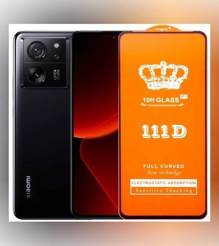 Folie Sticla Securizata pentru Xiaomi 13T, Flippy, Sticla de Protectie Compatibila cu Xiaomi 13T, Full Cover 111D, HD, Margini Negre, Transparenta