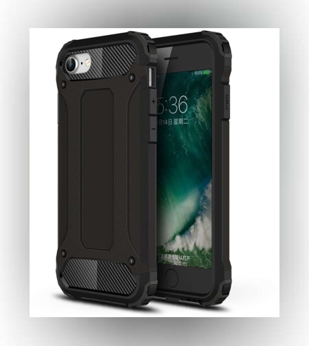 Husa Flippy de protectie pentru Apple iPhone 7/8/SE 2020 Defender Model 1, Negru
