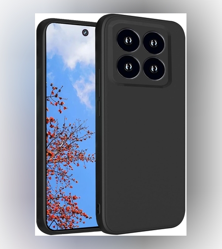 Husa de Protectie, Flippy, pentru Xiaomi 14, Liquid Silicone, cu Microfibra pe Interior, Protectie Antisoc, Compatibil Incarcare Wireless, Negru